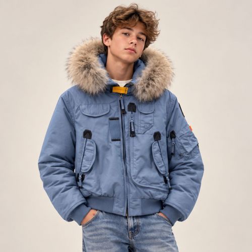bomber donsjas met capuchon
