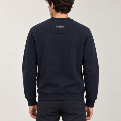 Katoenen Sweater met Grafische Kompas Print
