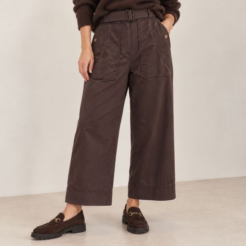 wijde broek met riem