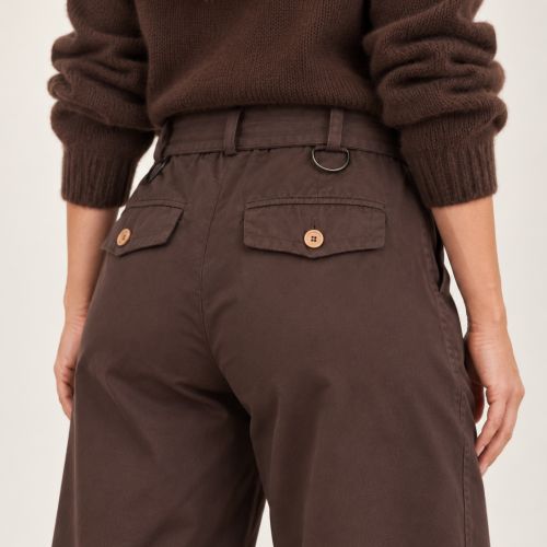 wijde broek met riem