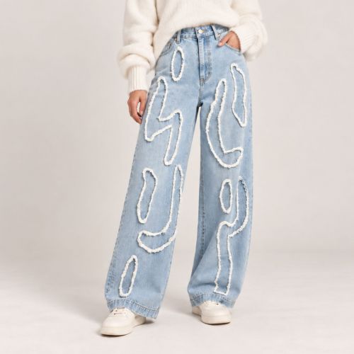 The pelanac wide-leg cropped jeans