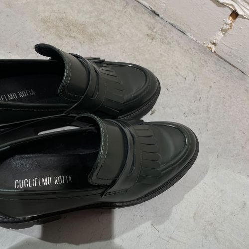 lederen loafers