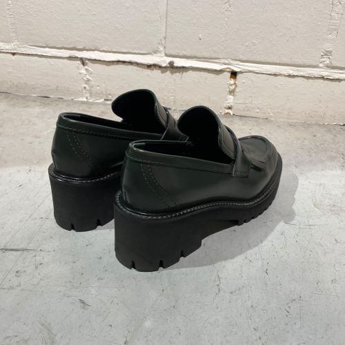 lederen loafers