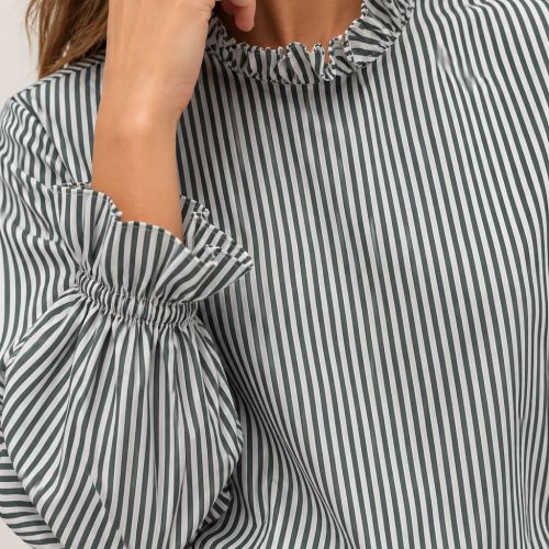 gestreepte blouse