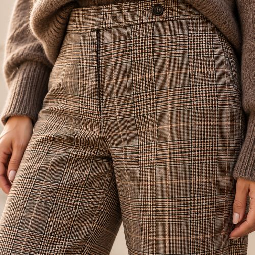 broek ruitmotief