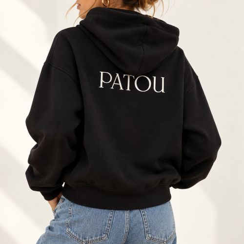 organic cotton zip-up hoodie