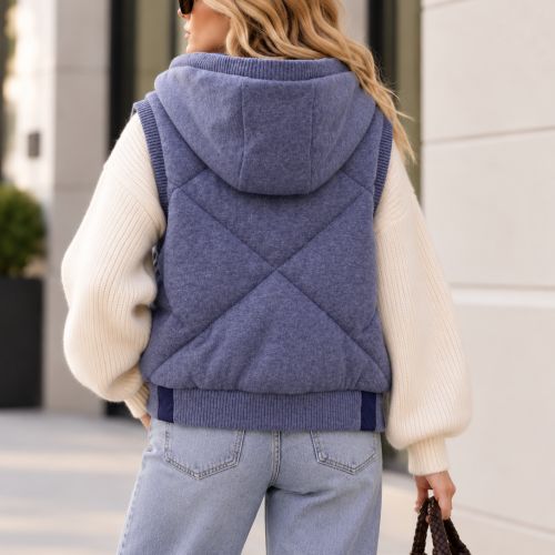 Bodywarmer wol & cashmere-blend