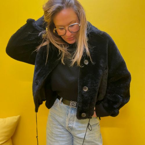 bomberjacket faux fur