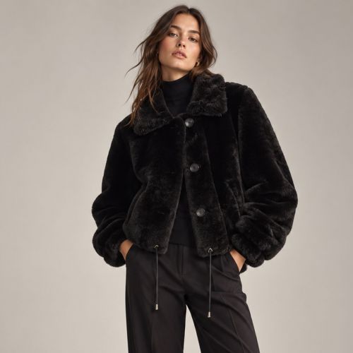 bomberjacket faux fur
