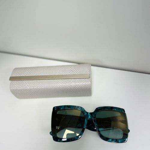 oversized square sunglasses with JC Monogram