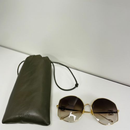Loewe Round Metal Sunglasses 