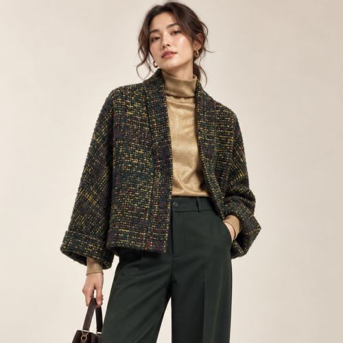 Runway tweed jacket wolmix