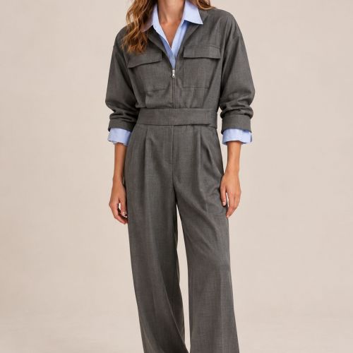 jumpsuit met front pockets