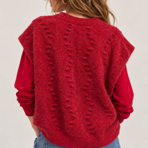 Soft knit gilet