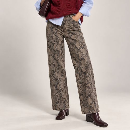 broek snake-print