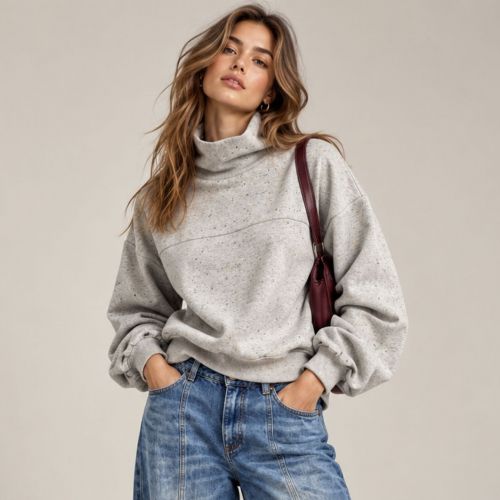 katoenen sweater confetti
