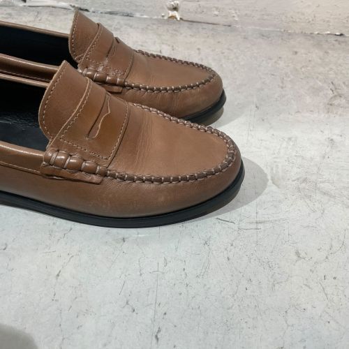 lederen loafers