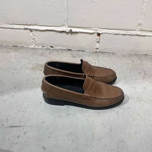 lederen loafers