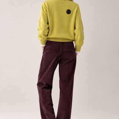 straight pants corduroy